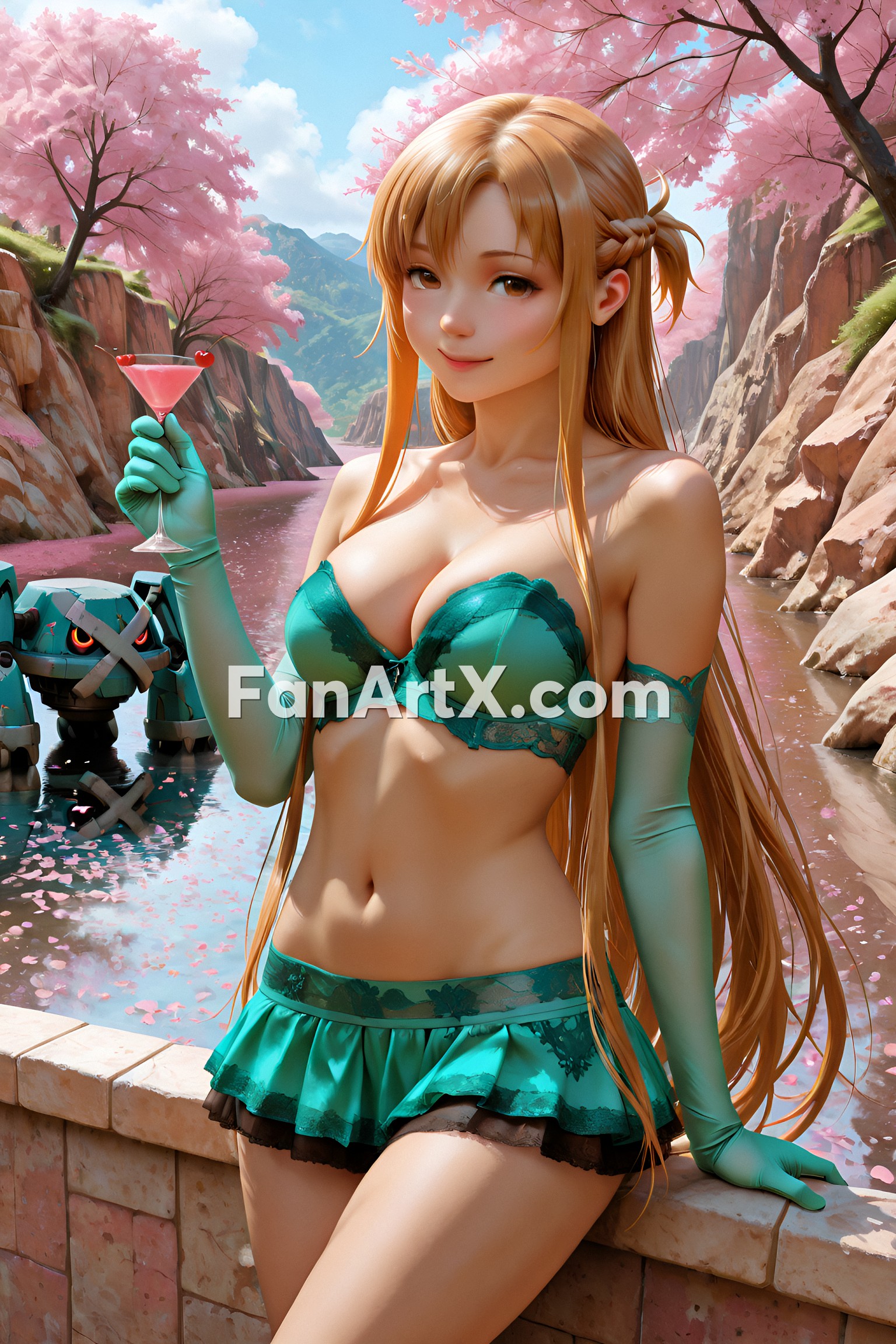 Sao Asuna Yuuki Fanart - Sword Art Online character 8293569